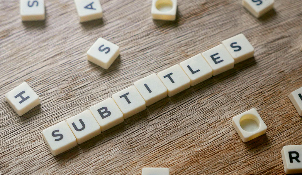 SU-ubtitles kirakva beűkockákból